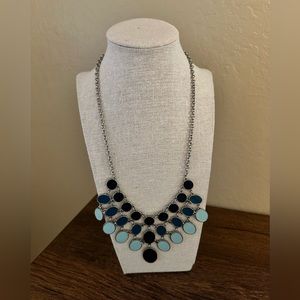 Torquoise and Blue Statement Necklace